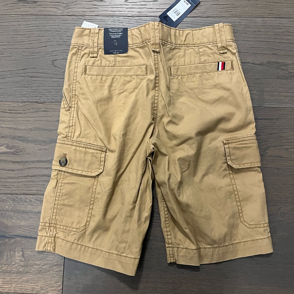 Tommy Hilfiger kids cargo shorts sz 12 NWT ret $55